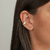 Piercing Fake de Prata Cravejado