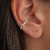 Piercing Fake de Prata Elos e Zircônias - comprar online