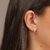 Brinco de Prata Argola Shine 13mm
