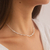 Choker de Prata Retângulos de Zircônia na internet