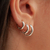 Brinco de Prata Argola Lisa Abaulada 12mm - Inizio Pratas