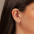 Brinco de Prata Argola Shine 13mm - Inizio Pratas