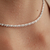 Choker de Prata Riviera Retângulos na internet