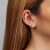 Brinco de Prata Ear Hook Liso Aria