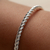 Bracelete de Prata Twisted na internet