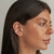 Piercing Fake de Prata Cravejado - Inizio Pratas