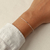 Pulseira de Prata Veneziana com Bolinhas