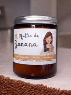 Vela Muffin de Banana - 230ml na internet