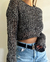 Sweater Tangles-sw224 Negro - OUTFITS.LIV.ARG
