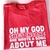 REMERA THINK ABOUT ME