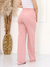 Calça De Moletinho Feminina Pantalona Wide Leg na internet