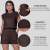 Conjunto Blusa Manga Japonesa e Shorts Cintura Alta com Bolsos Costura a Fio - loja online
