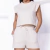 Conjunto Blusa Manga Japonesa e Shorts Cintura Alta com Bolsos Costura a Fio - comprar online