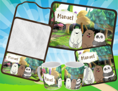 Set de Jardín osos escandalosos