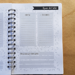 Cuaderno embarazo monitos