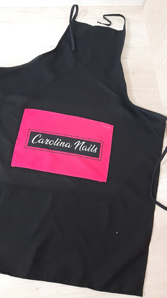 Delantal negro personalizado en internet