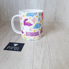 Taza Dino con nombre