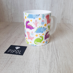 Taza Dino con nombre - comprar online