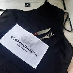 Delantal negro personalizado - tienda online