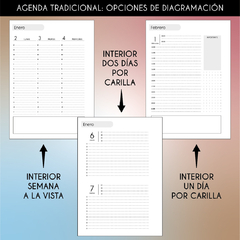 Agenda friends not food - Pipol Creaciones