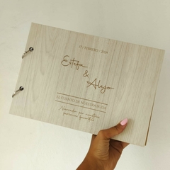 libro de firmas 20 x 30 personalizado - comprar online