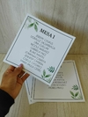 Tarjetas seating - comprar online