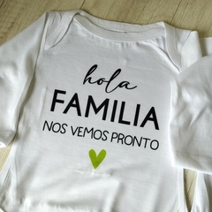 Body Hola familia nos vemos pronto - comprar online