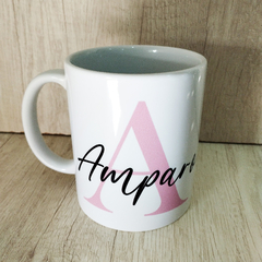 Taza Inicial y nombre
