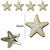 Aplique estrela do mar cor tífany– 2 Unidades - KD E-commerce