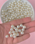 Pérola passante cor off white 10mm - 50 gramas na internet