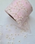 Fita de tule com margaridas cor rosa bebê - 2 metros - comprar online