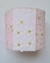 Fita de tule com margaridas cor rosa bebê - 2 metros - KD E-commerce