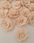 Flor de tecido nude – 5 unidades - KD E-commerce