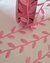 Fita de folhas 25mm rosa bebê – 3 metros
