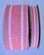 Fita Sinimbu rosa e branco 1877 - 10 metros