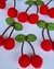 Pompom cereja vermelho – 2 unidades