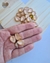 Chaton engrampado gota 13X18mm pêssego – 10 unidades - comprar online