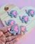 Aplique elefante cinza e rosa – á escolher - comprar online