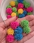 Pompom de malha 25mm cores verão – 20 unidades - comprar online