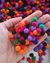 Pompom bolinha 10mm cores sortidas – 50 unidades - comprar online