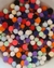 Pompom bolinha 8mm cores sortidas – 100 unidades