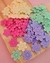 Aplique florzinha Sortido Candy – 100 unidades