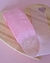 Fita de organza com brilho rosa bebê - 5 metros