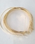 Tiara de Ferro 2mm dourada – 5 unidades