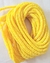 Tubo de paetê 45mm amarelo - 1 metro