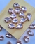 Chaton engrampado gota 10X14mm rosa bebê – 10 unidades