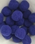 Pompom bolinha 20mm azul royal – 10 unidades