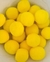 Pompom bolinha 20mm amarelo canário – 10 unidades