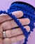 Fita de pompom azul royal - 2 metros - comprar online