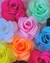 Flor de tecido rosa velho - 1 unidade na internet